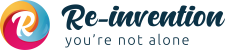 RE-INVENTION | Logo blauw