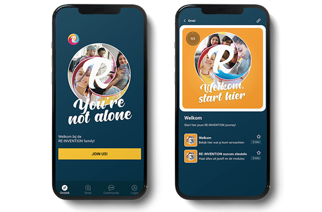 RE-INVENTION | Homepage Re-invention app img